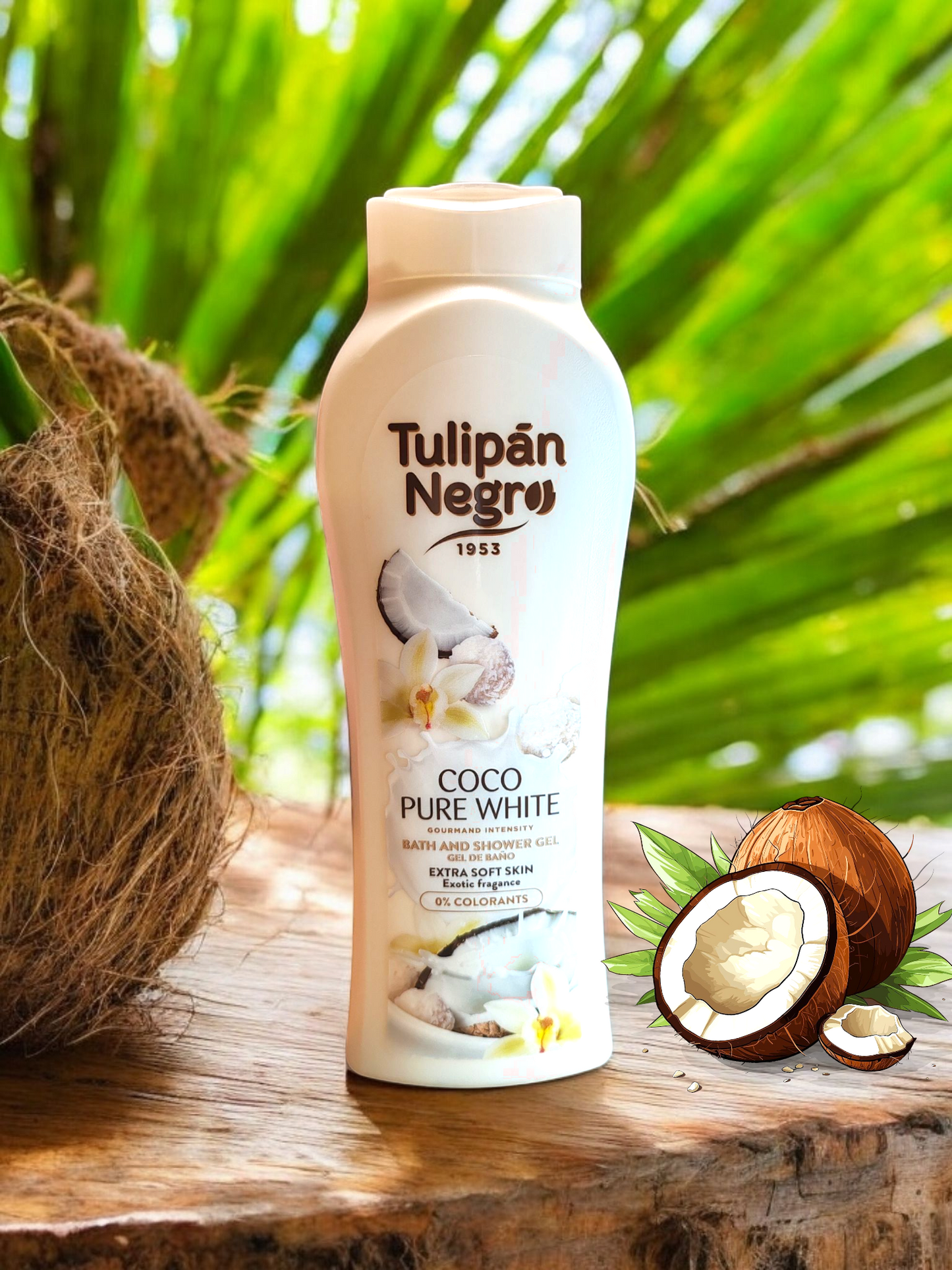 BAGNOSCHIUMA COCCO PURO TULIPAN NEGRO