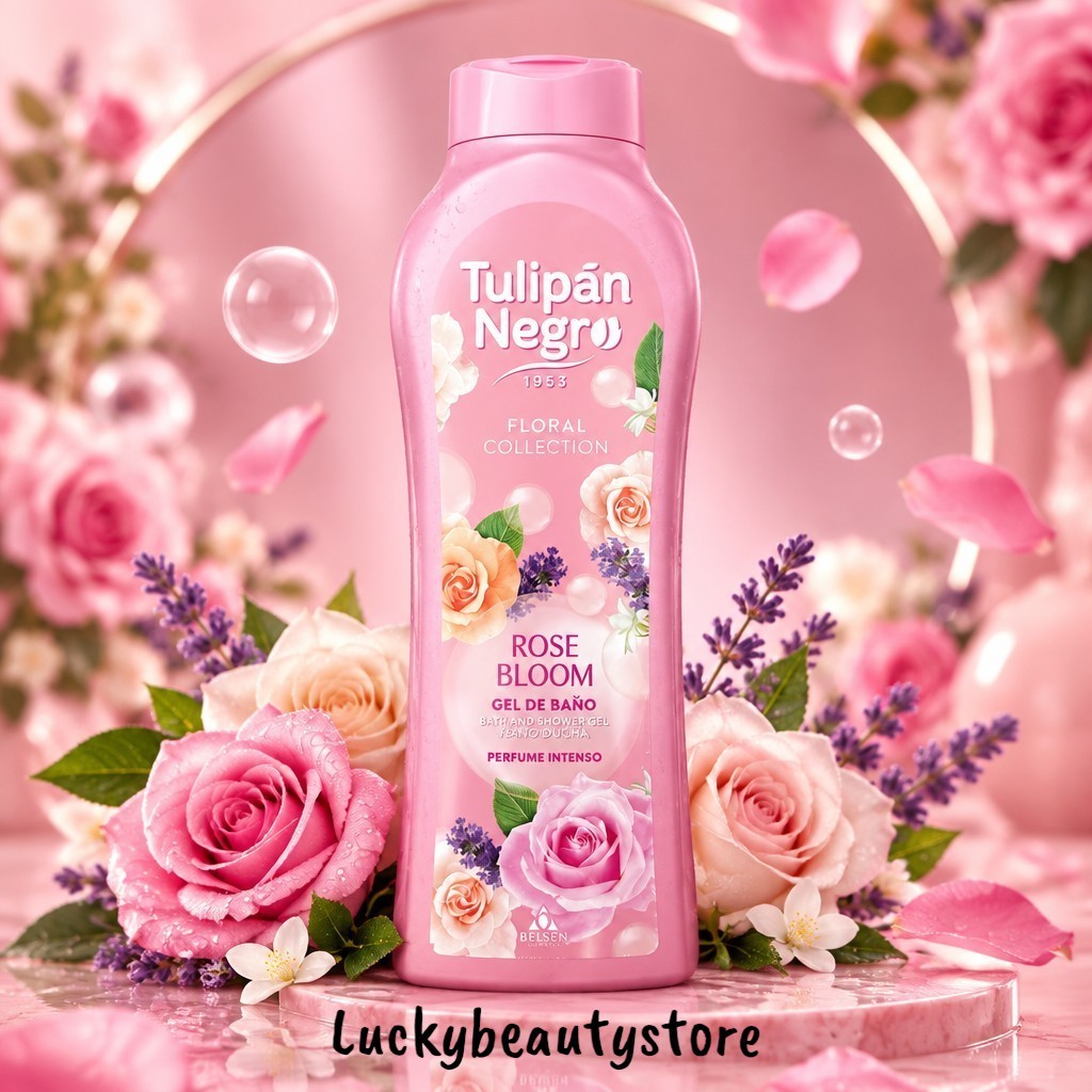 BAGNOSCHIUMA ALLE ROSE TULIPAN NEGRO