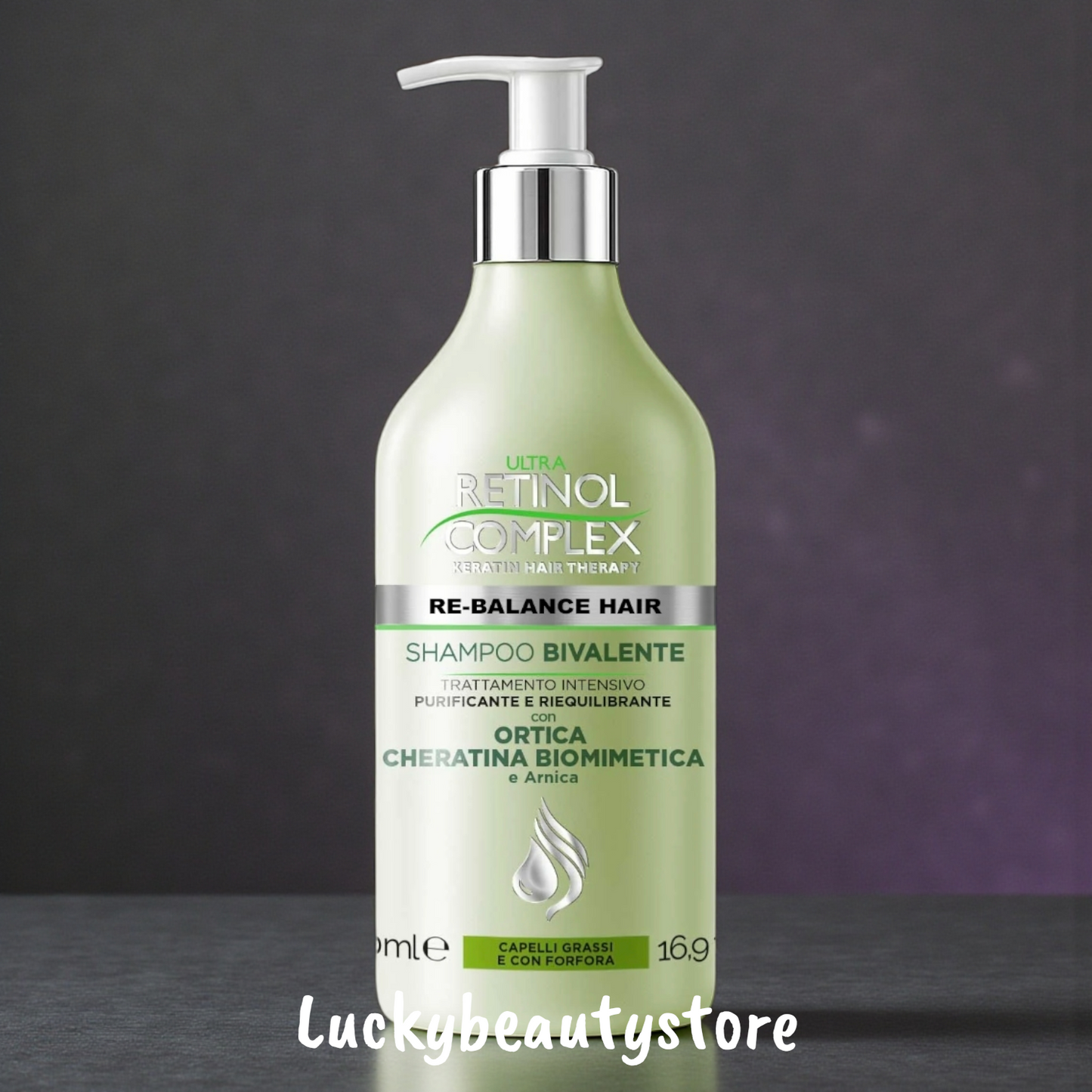 SHAMPOO BIVALENTE TRATTAMENTO INTENSIVO PURIFICANTE E RIEQUILIBRANTE RETINOL COMPLEX