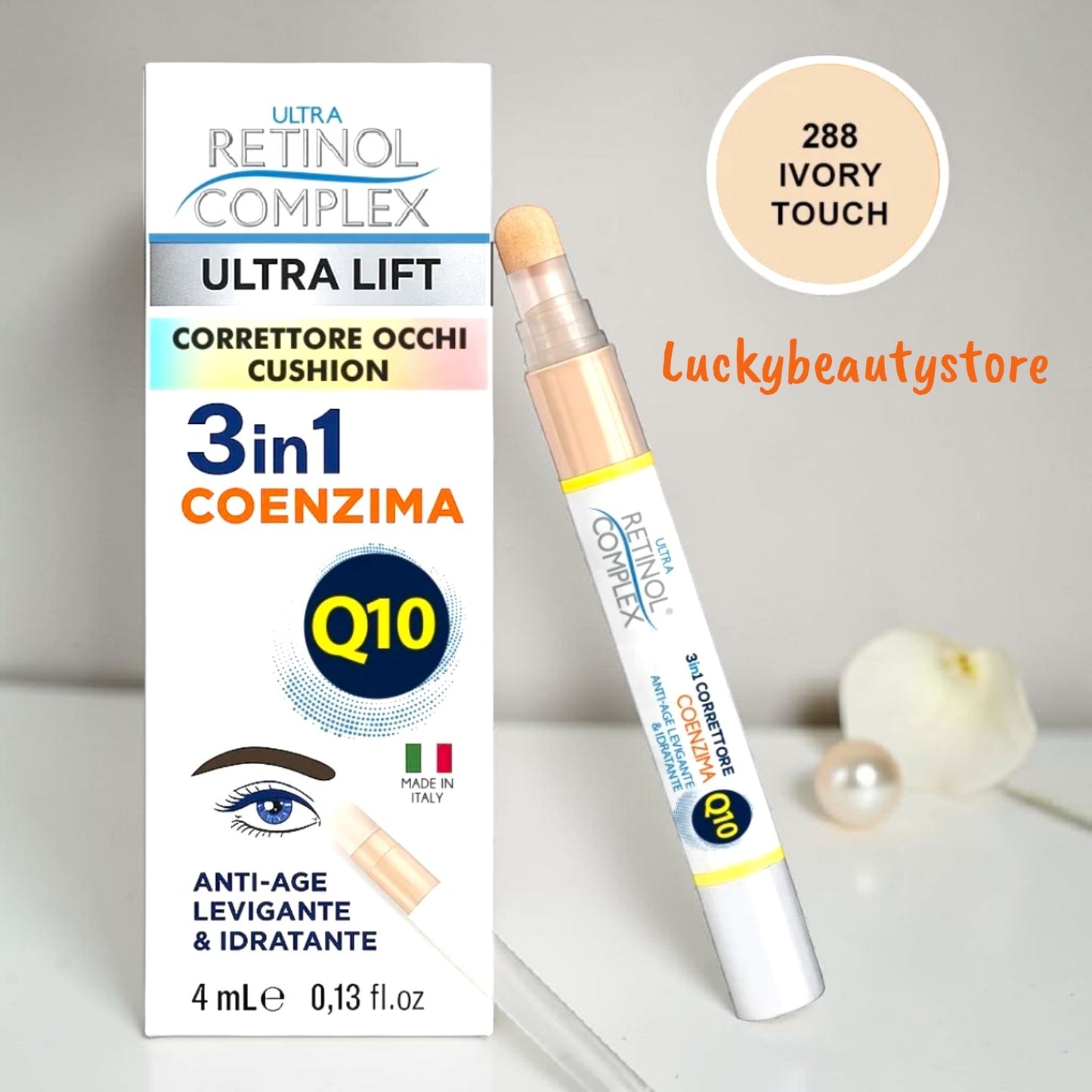 CORRETTORE OCCHI RETINOL COMPLEX CUSHION 3 IN 1 COENZIMA Q10