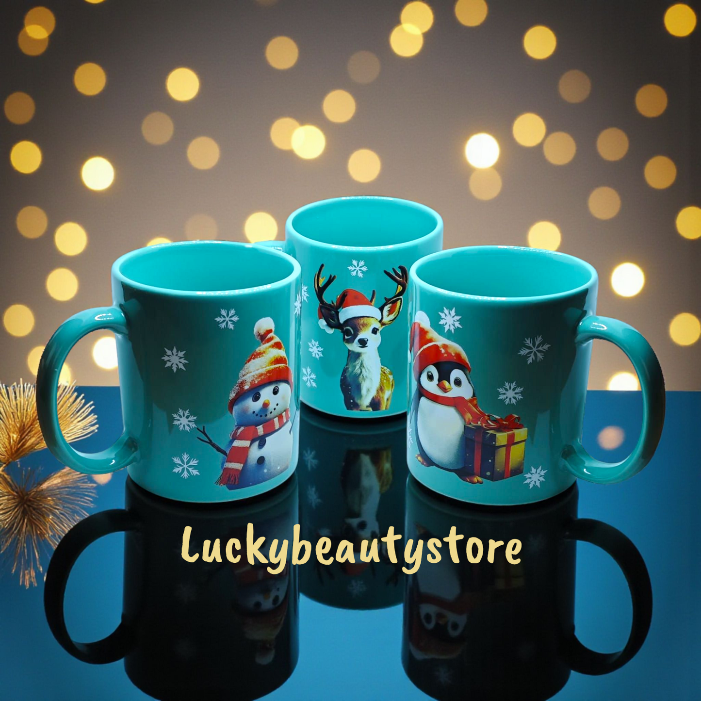 TAZZONE NATALIZIO VERDE ACQUA