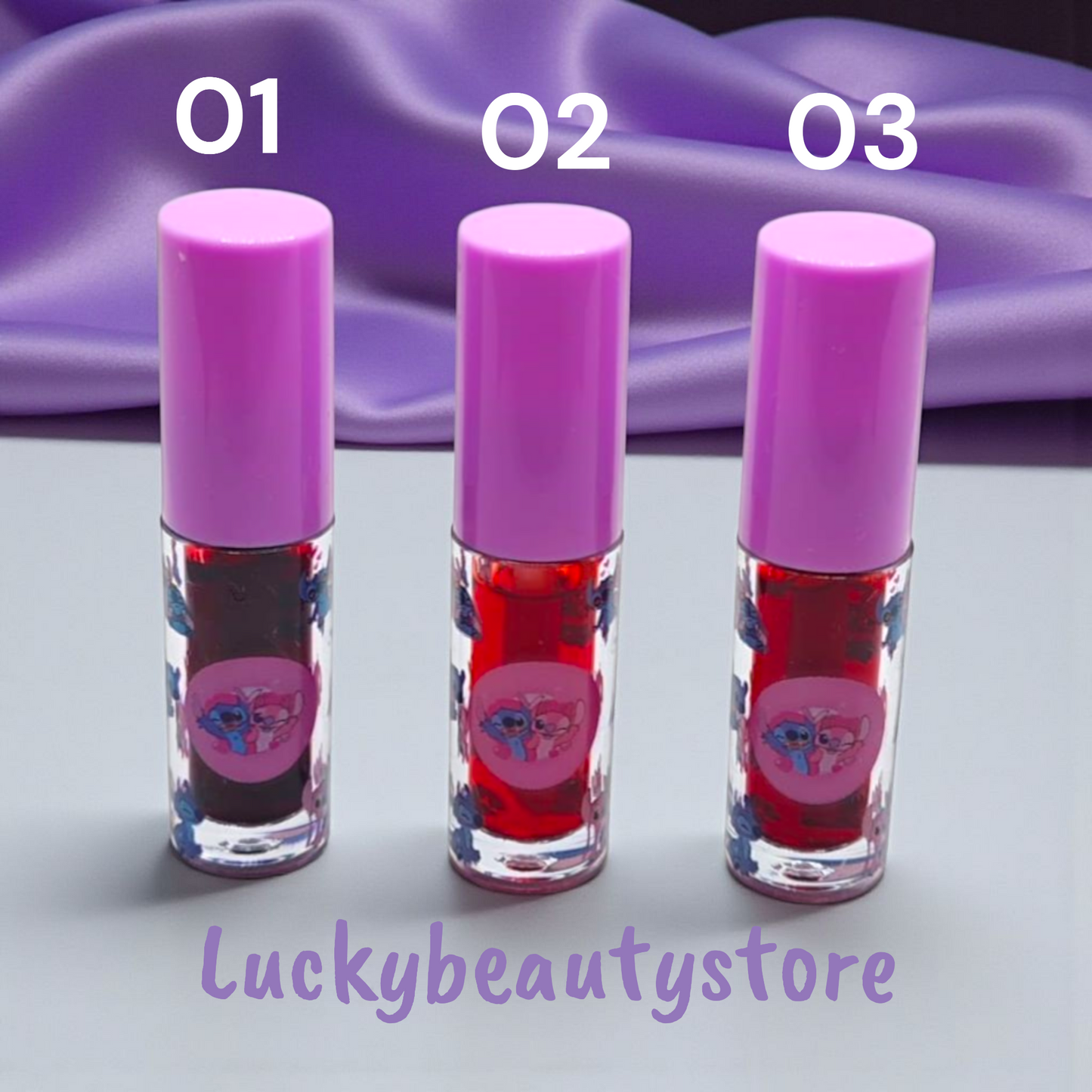 LIP GLOSS COLORATO ANGEL E STITCH