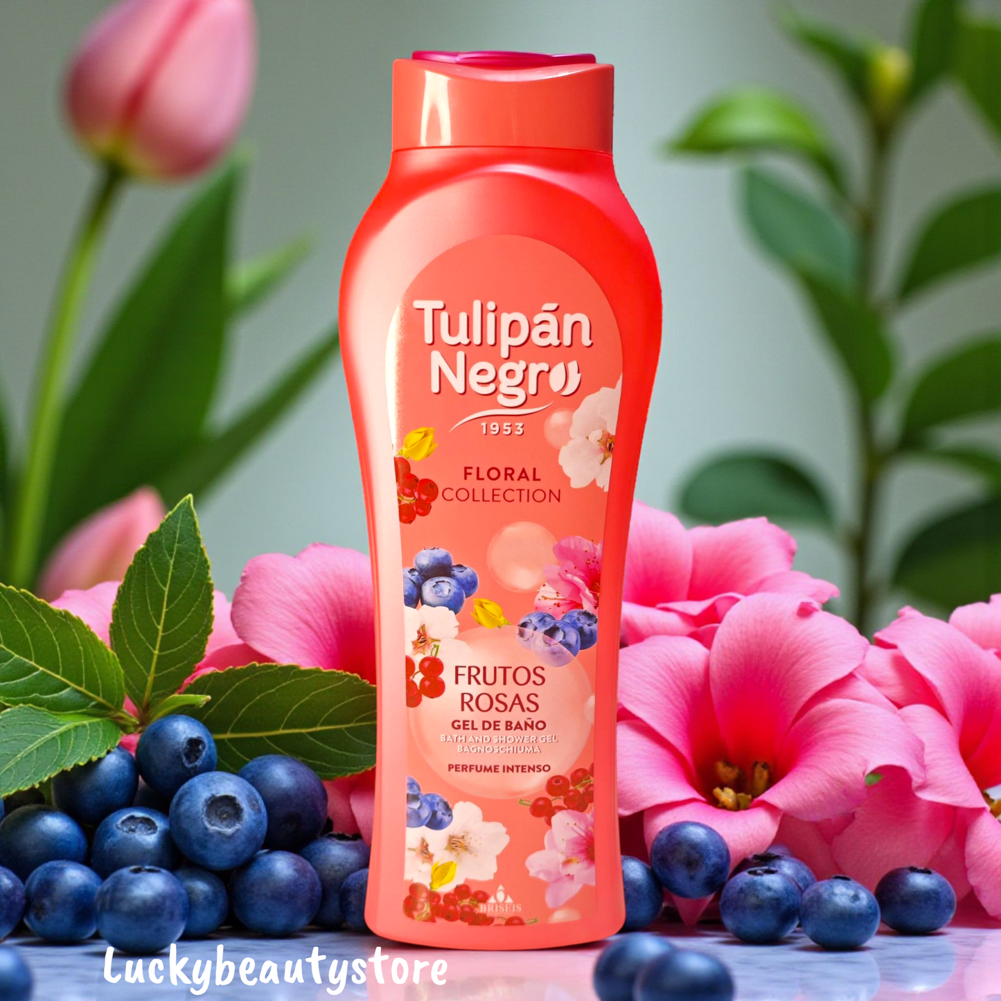 BAGNOSCHIUMA TULIPAN NEGRO FRUTTI ROSA