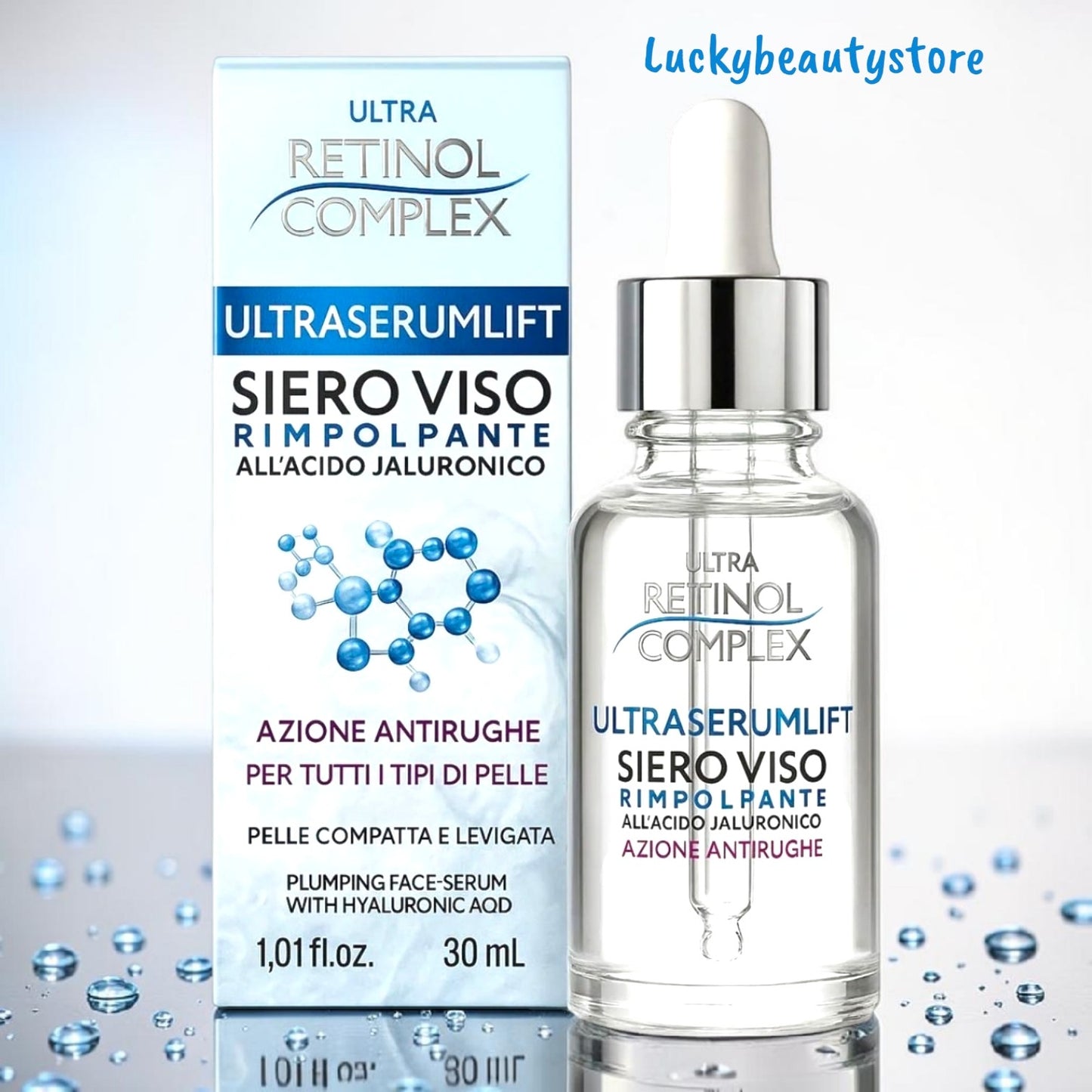 SIERO VISO RIMPOLPANTE ACIDO JALURONICO RETINOL COMPLEX