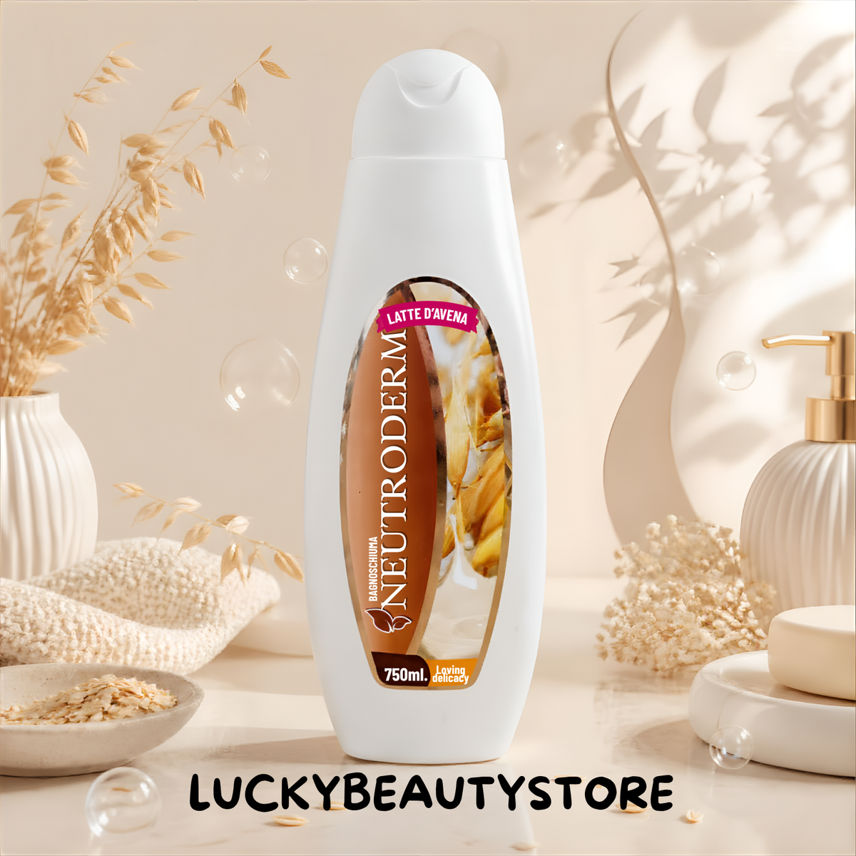 BAGNOSCHIUMA NEUTRODERM LATTE D'AVENA