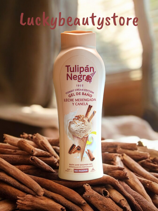 BAGNOSCHIUMA MERINGATA E CANNELLA TULIPAN NEGRO