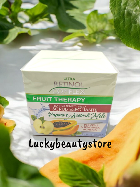 SCRUB ESFOLIANTE VISO RETINOL COMPLEX PAPAIA E ACETO DI MELE