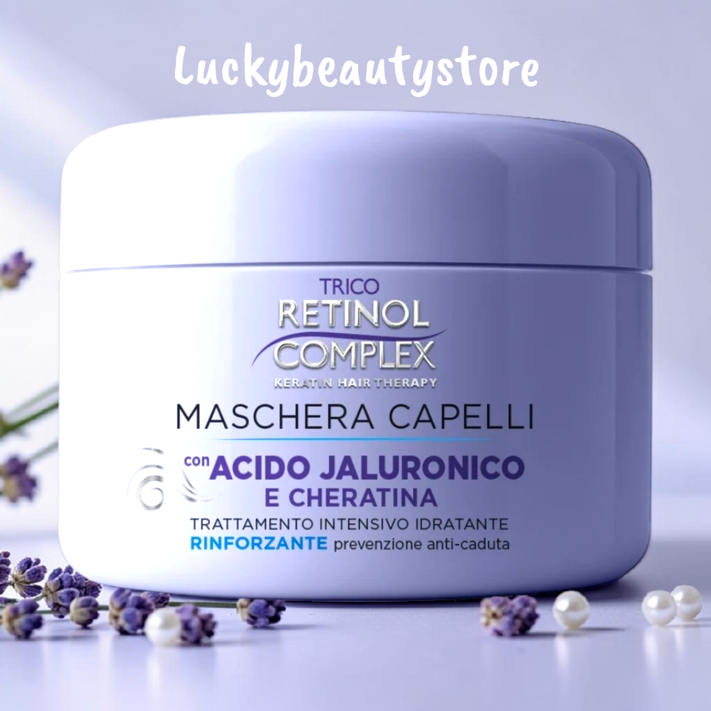 MASCHERA CAPELLI TRATTAMENTO INTENSIVO IDRATANTE RETINOL COMPLEX RINFORZANTE