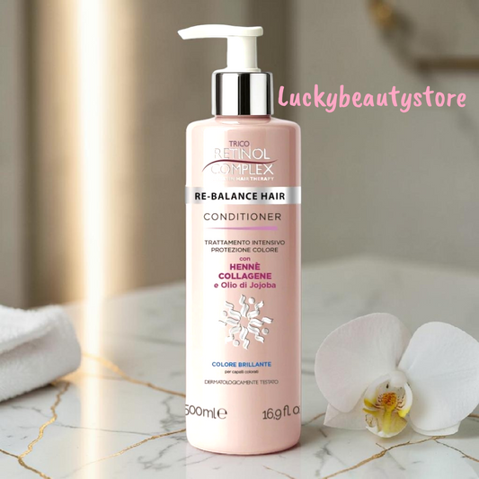 BALSAMO TRATTAMENTO INTENSIVO PROTEZIONE COLORE CON HENNE' RETINOL COMPLEX COLORE BRILLANTE
