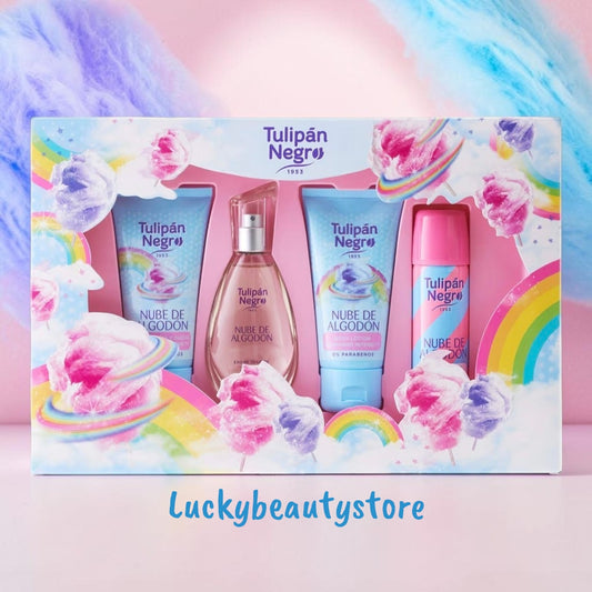 CONFEZIONE REGALO ZUCCHERO FILATO TULIPAN NEGRO