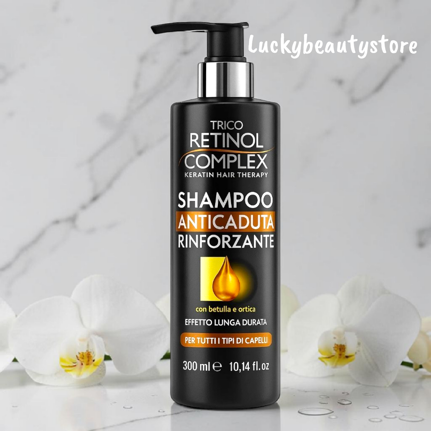 SHAMPOO ANTICADUTA RINFORZANTE RETINOL COMPLEX CON BETULLA E ORTICA