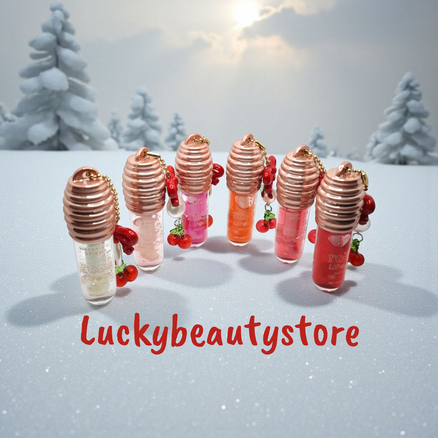 LIP OIL CON PENDENTE CILIEGIA