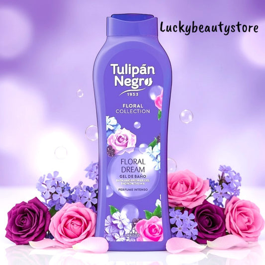 BAGNOSCHIUMA SOGNO FLOREALE TULIPAN NEGRO