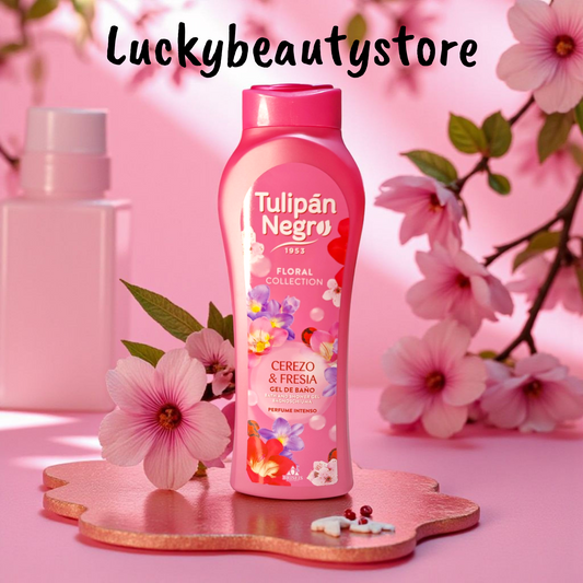 BAGNOSCHIUMA TULIPAN NEGRO FIORI DI CILIEGIO E FRESIA