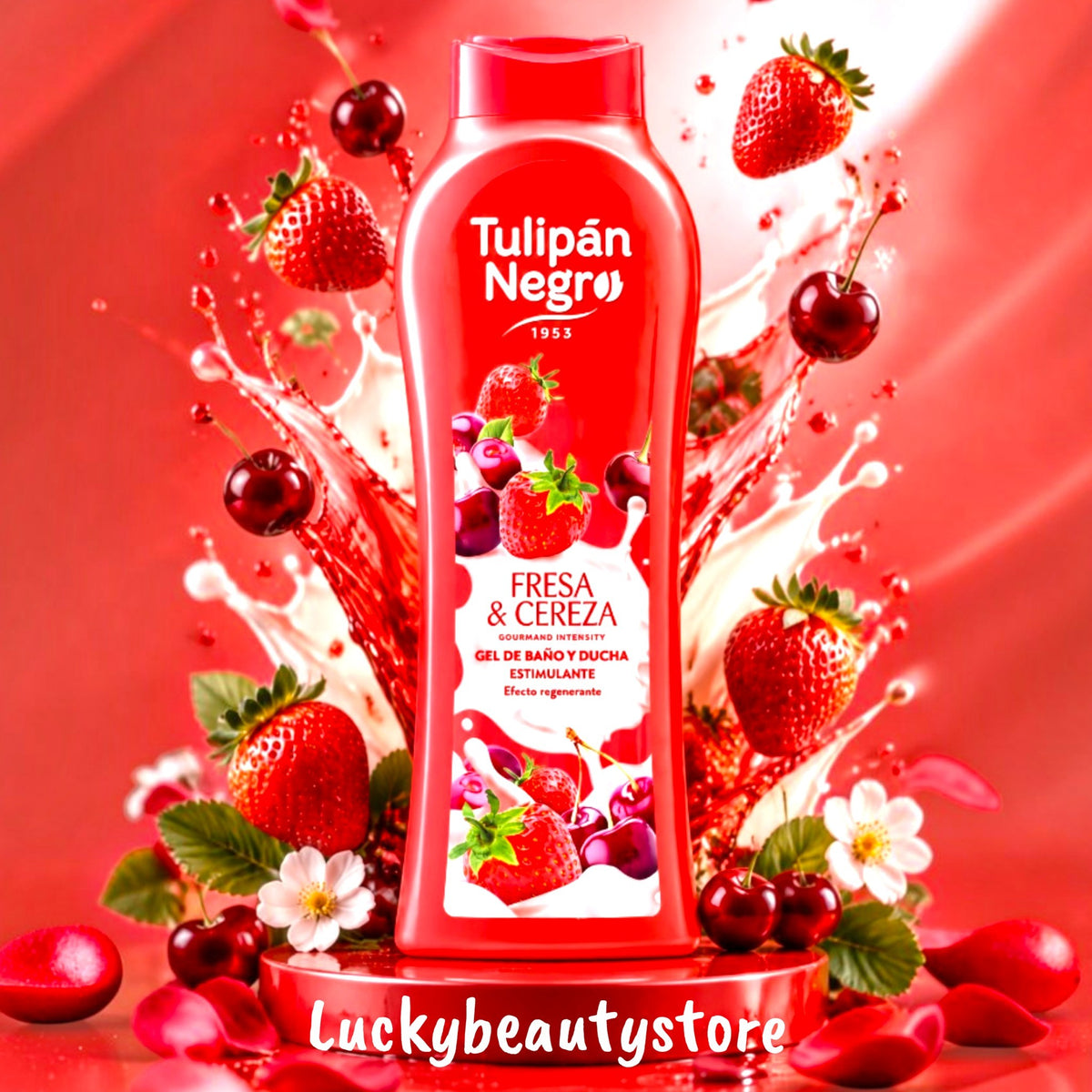 BAGNOSCHIUMA FRAGOLA E CILIEGIA TULIPAN NEGRO