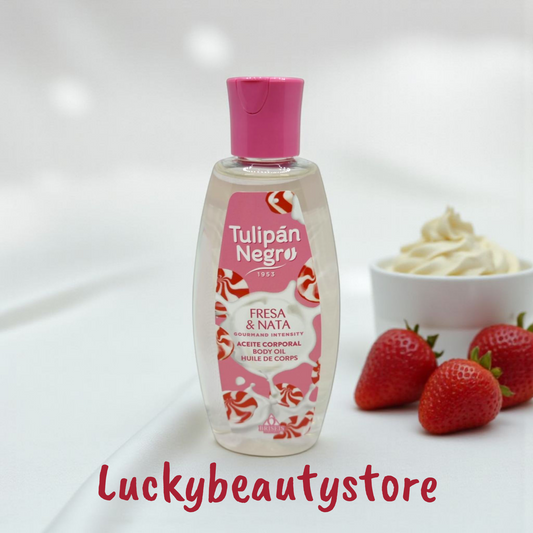 OLIO CORPO TULIPAN NEGRO PANNA E FRAGOLA