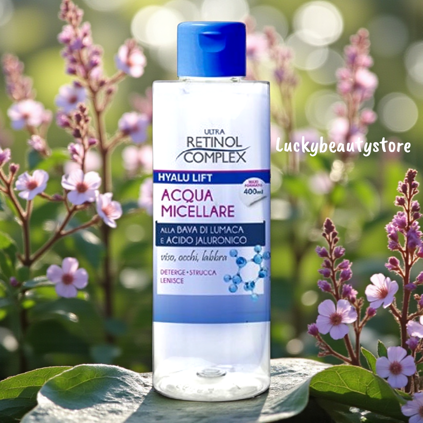 ACQUA MICELLARE ALLA BAVA DI LUMACA E ACIDO JALURONICO RETINOL COMPLEX