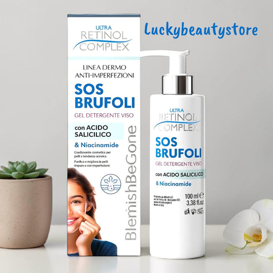 GEL DETERGENTE VISO SOS BRUFOLI RETINOL COMPLEX