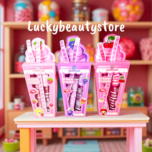 SET LABBRA GELATO ALLA FRUTTA COMPOSTO DA LIP GLOSS+LIP BALM