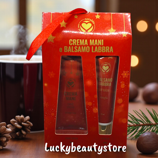SET CREMA MANI E BALSAMO LABBRA SETABLU