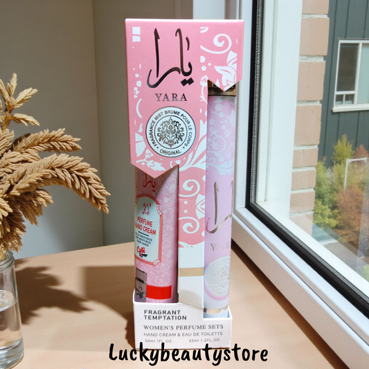 SET YARA ROSA CREMA MANI E PROFUMO