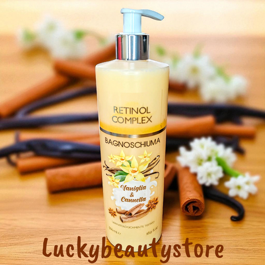 BAGNOSCHIUMA VANIGLIA E CANNELLA RETINOL COMPLEX