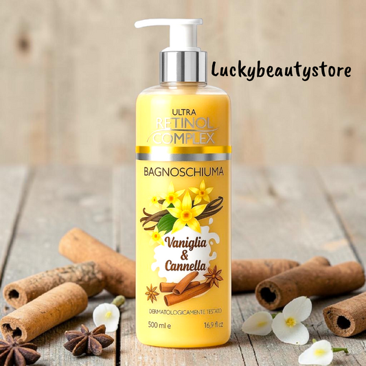 BAGNOSCHIUMA VANIGLIA E CANNELLA RETINOL COMPLEX
