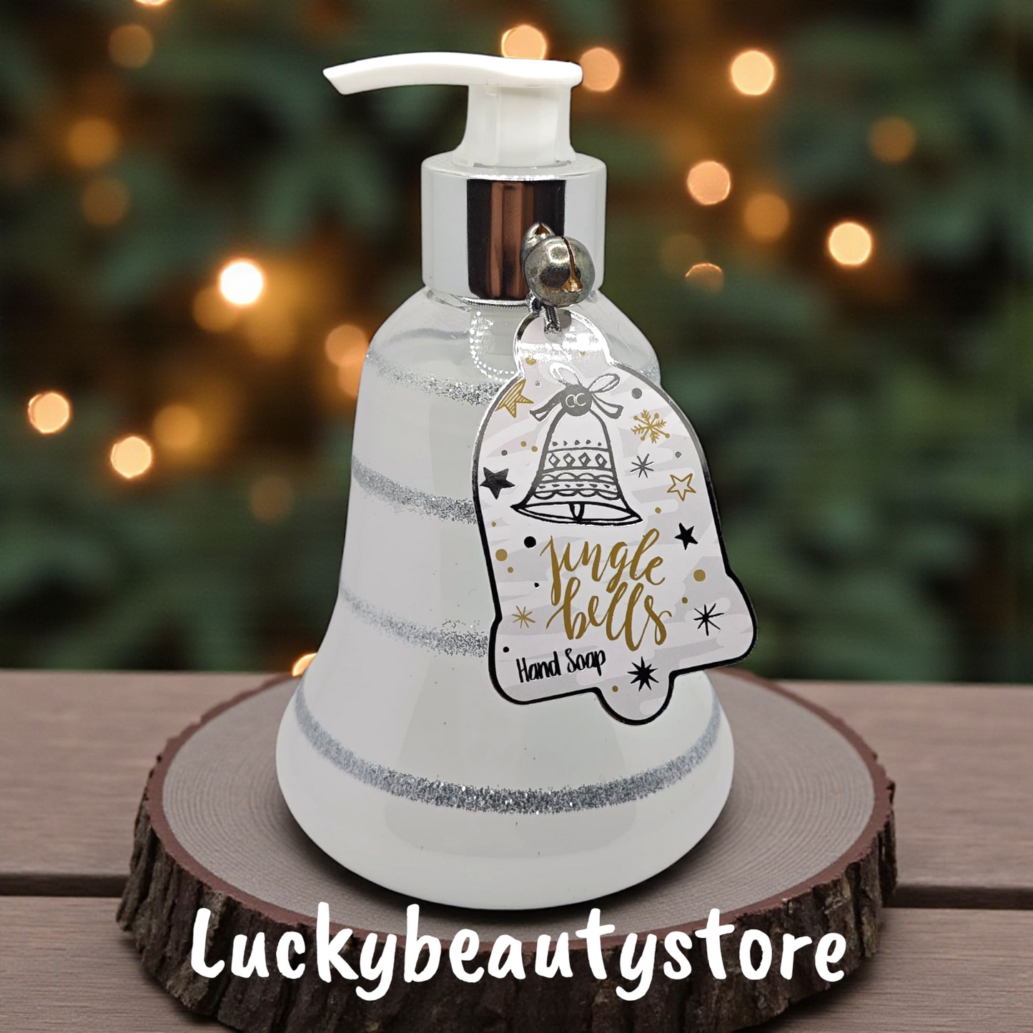 SAPONE MANI CAMPANA GLITTER VANIGLIA