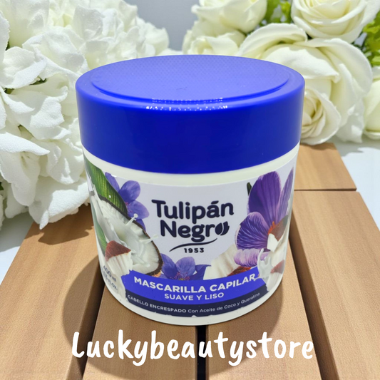 MASCHERA PER CAPELLI MORBIDI E LISCI TULIPAN NEGRO
