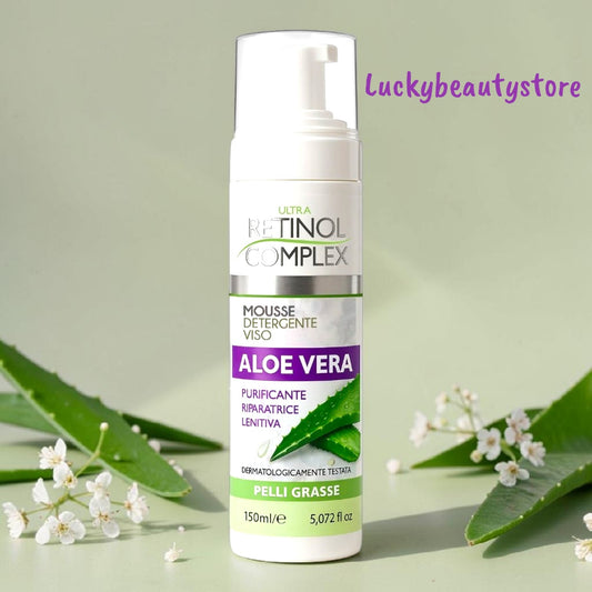MOUSSE DETERGENTE VISO RETINOL COMPLEX ALOE VERA