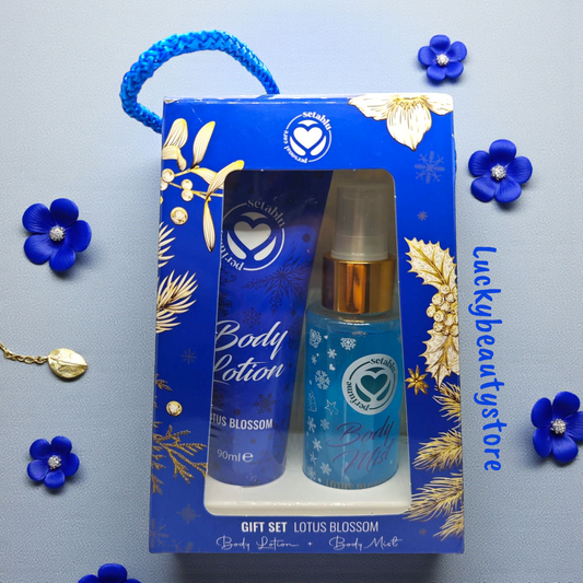 SET CREMA CORPO E ACQUA PROFUMATA SETABLU AI FIORI DI LOTO