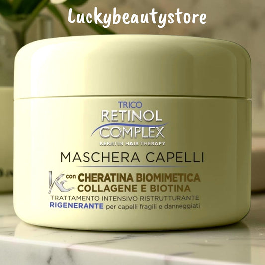 MASCHERA CAPELLI TRATTAMENTO INTENSIVO RISTRUTTURANTE RETINOL COMPLEX RIGENERANTE