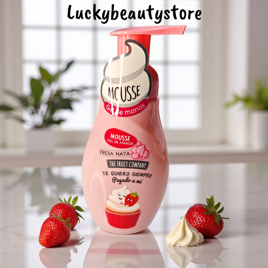 SAPONE IN MOUSSE PANNA E FRAGOLA THE FRUIT COMPANY