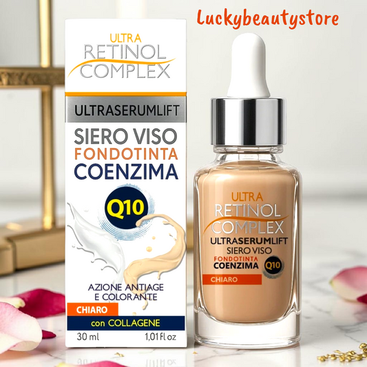 SIERO VISO FONDOTINTA RETINOL COMPLEX COENZIMA Q10 CHIARO