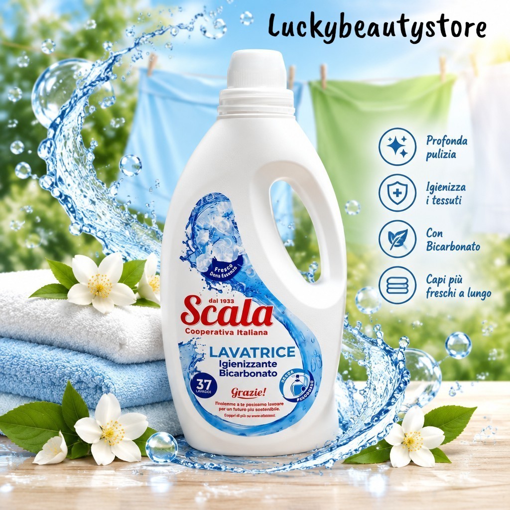 DETERSIVO LAVATRICE SCALA FRESCO BENESSERE