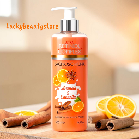 BAGNOSCHIUMA ARANCIA E CANNELLA RETINOL COMPLEX
