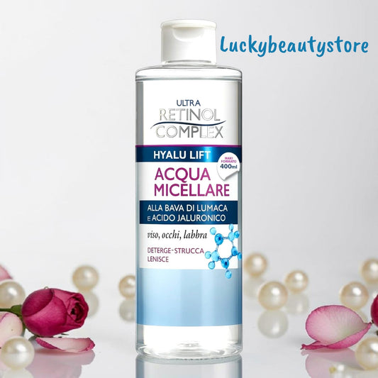 ACQUA MICELLARE ALLA BAVA DI LUMACA E ACIDO JALURONICO RETINOL COMPLEX